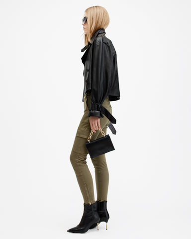 Duran Skinny Denim Cargo Jeans