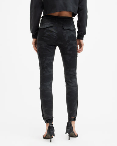 Duran Camouflage Skinny Cargo Jeans