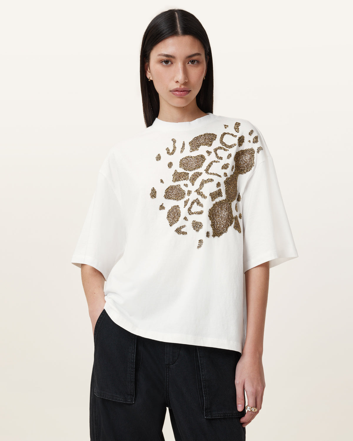 Amelie Flow Embellished T-shirt