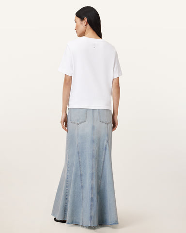 Alma Maxi Denim Skirt