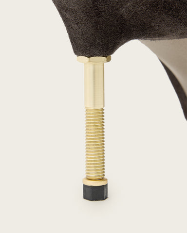 Natasha Pointed Zip Up Suede Boots