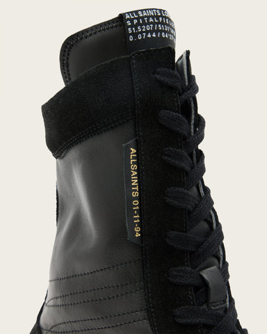 Louise Leather High Top Sneakers