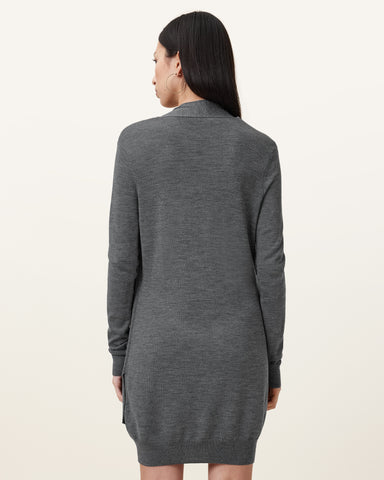 Drina Draped Wool Dress