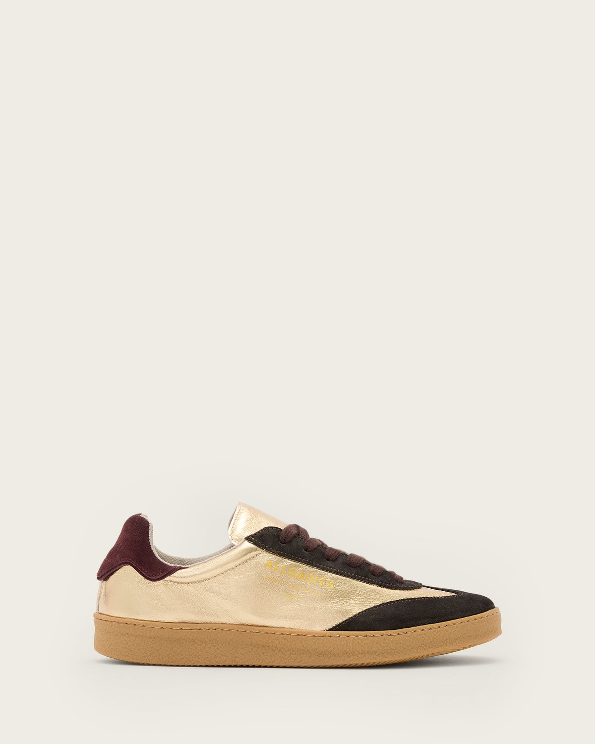 Thelma Metallic Leather Low Top Sneakers