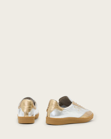 Thelma Metallic Leather Low Top Sneakers