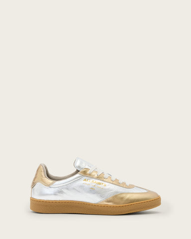 Thelma Metallic Leather Low Top Sneakers