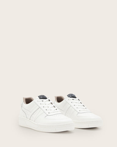 Vix Low Top Round Toe Leather Sneakers