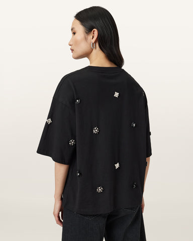 Amelie Embellished Oversized T-shirt