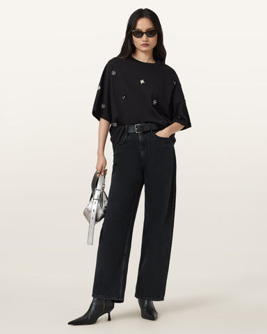 Amelie Embellished Oversized T-shirt