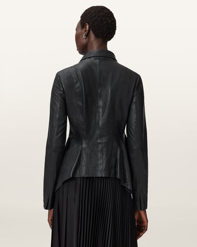 Grace Leather Biker Jacket