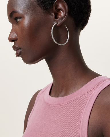 Serpent Large Hoop Earrings