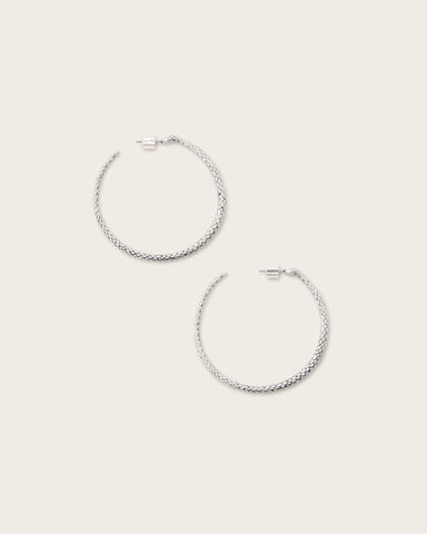 Serpent Large Hoop Earrings
