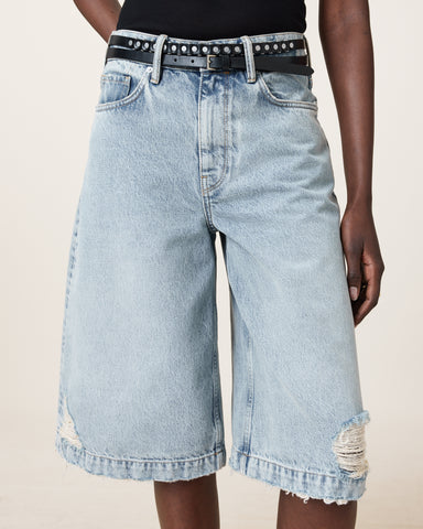 Tamsin Leather Studded Belt