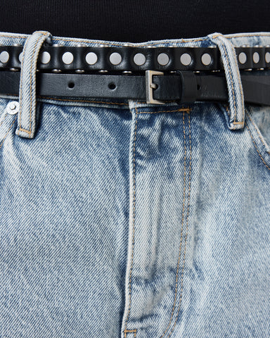 Tamsin Leather Studded Belt