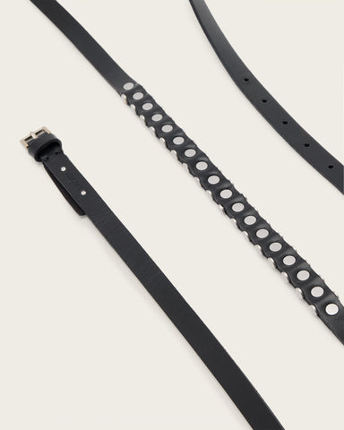 Tamsin Leather Studded Belt
