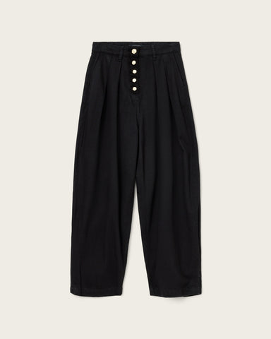 Becca Pleated Barrel Leg Pants