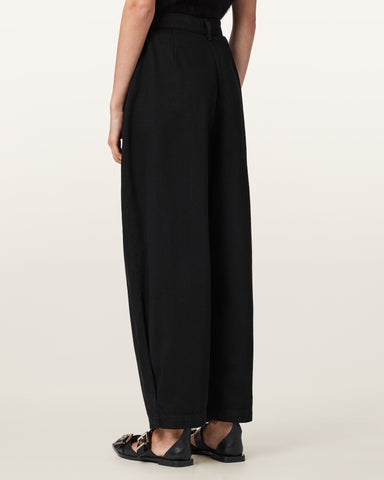 Becca Pleated Barrel Leg Pants