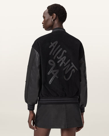 Argon Leather Varsity Leather Jacket