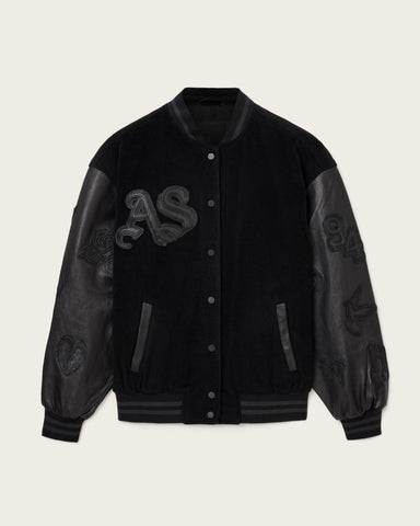 Argon Leather Varsity Leather Jacket
