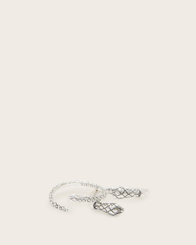 Serpent Textured Ring Set