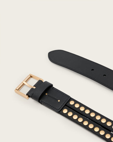 Jessica Studded Leather Belt