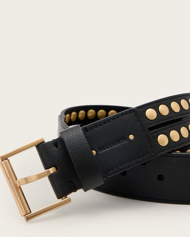 Jessica Studded Leather Belt