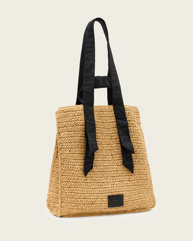 Lullah Woven Straw Tote Bag