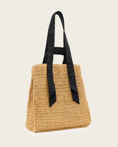 Lullah Woven Straw Tote Bag