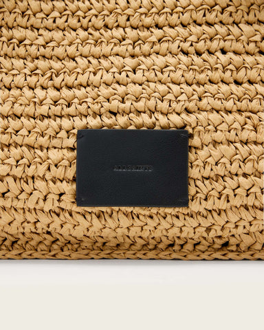 Lullah Woven Straw Tote Bag