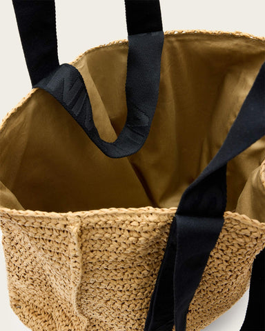 Lullah Woven Straw Tote Bag