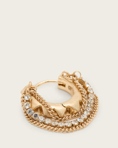 Trudy Small Chain Hoop Earrings