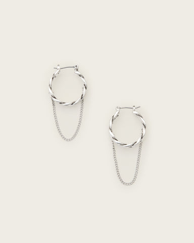 Tamsin Twisted Hoop Earrings