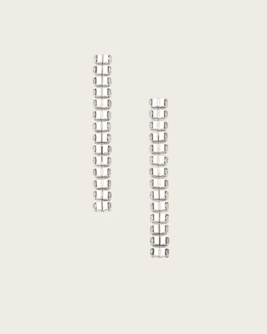 Gia Crystal Drop Earrings