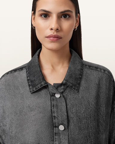 Hettie Illusion Oversized Shacket