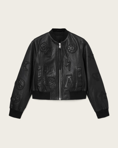 Orten 94 Leather Bomber Jacket