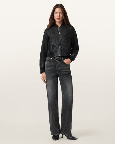 Orten 94 Leather Bomber Jacket