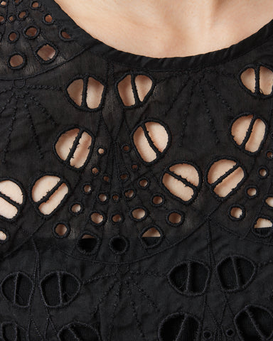 Meadow Embroidered Short Sleeve Top