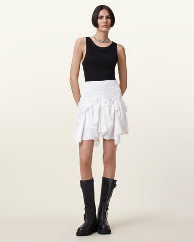 Palmer Asymmetric Mini Skirt