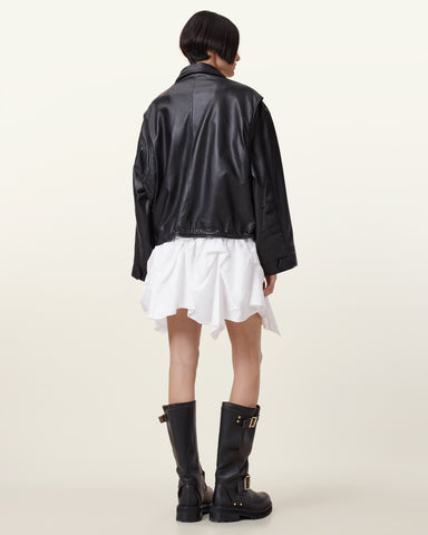 Palmer Asymmetric Mini Skirt