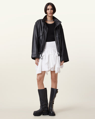 Palmer Asymmetric Mini Skirt