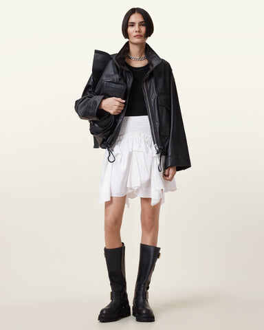 Palmer Asymmetric Mini Skirt