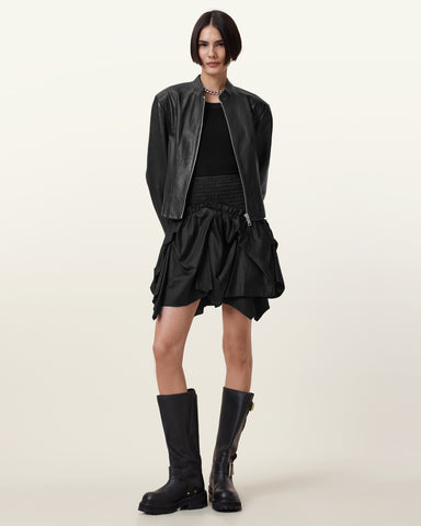 Palmer Asymmetric Mini Skirt