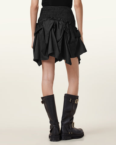 Palmer Asymmetric Mini Skirt