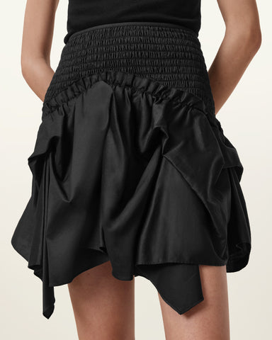 Palmer Asymmetric Mini Skirt