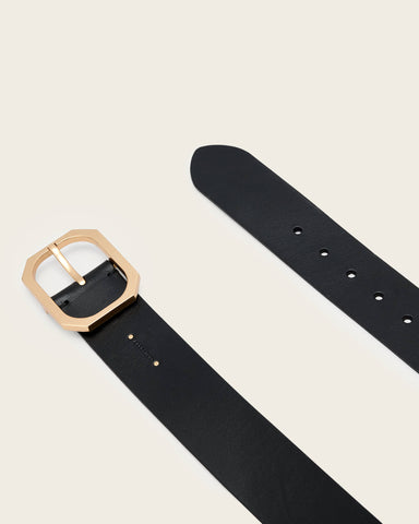 Tina Hex Leather Belt
