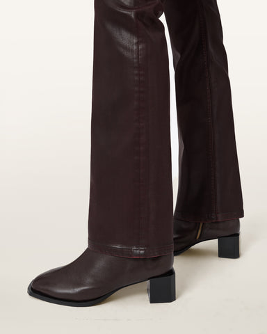 Haldan Coated Bootcut Jeans