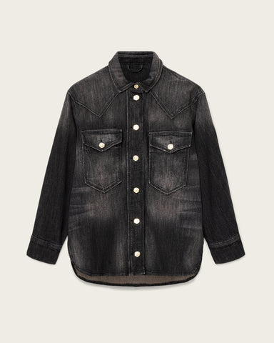 Bryn Denim Oversized Shirt