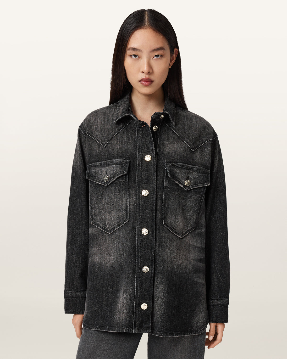 Bryn Denim Oversized Shirt