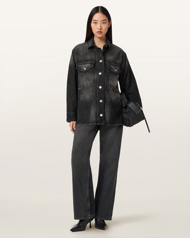 Bryn Denim Oversized Shirt