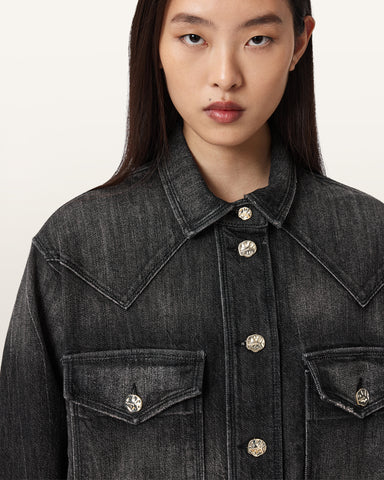 Bryn Denim Oversized Shirt